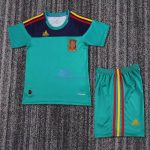 Camiseta De Portero España 2010 Verde Retro Niño Kit