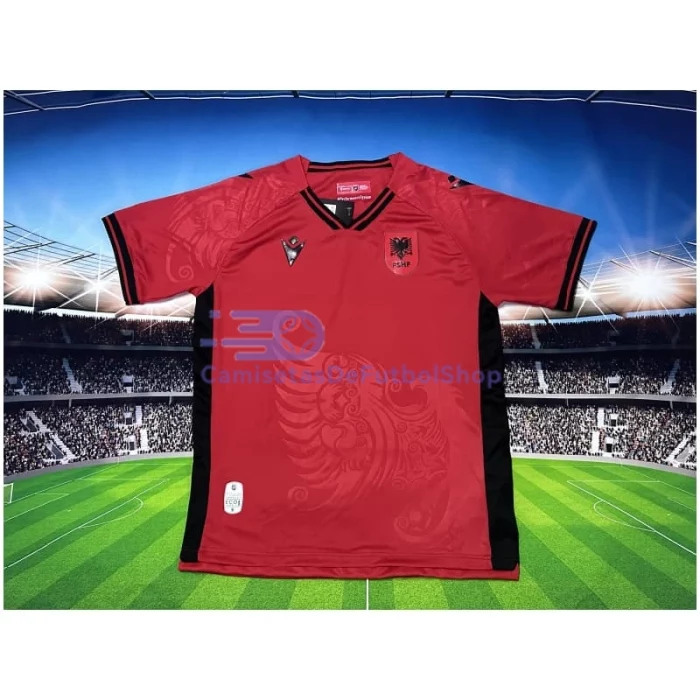 Camiseta Albania 2025 Primera Equipación Rojo - CamisetasDeFutbolShop - 图片 2