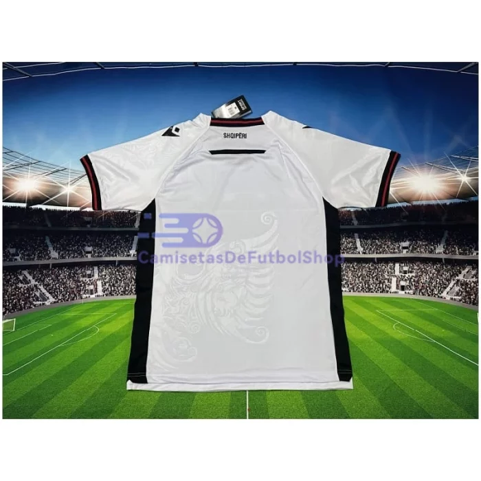 Camiseta Albania 2025 Segunda Equipación Blanco - CamisetasDeFutbolShop - 图片 3