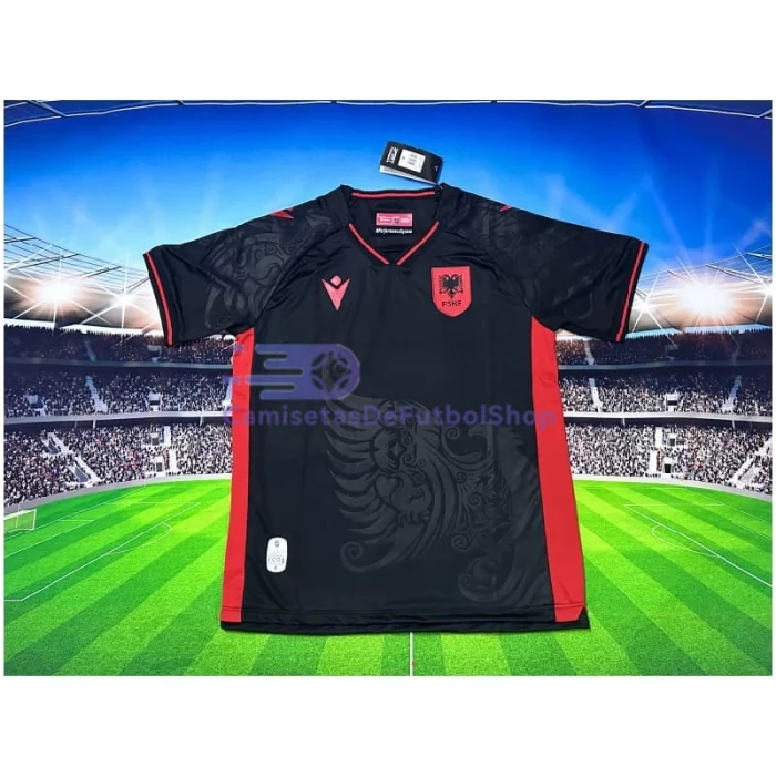 Camiseta Albania 2025 Tercera Equipación Negro - CamisetasDeFutbolShop - 图片 2